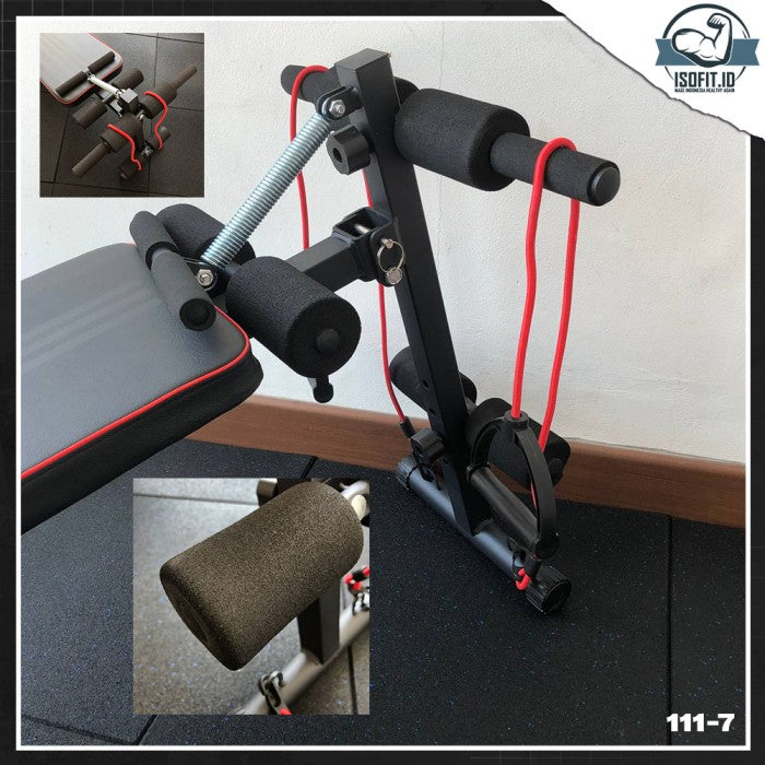 Folding Portable Bench Press / Supine Board / Sit Up Bench / Kursi Alat Fitness dan Sit Up 111-7 / 111-6 - 111-6