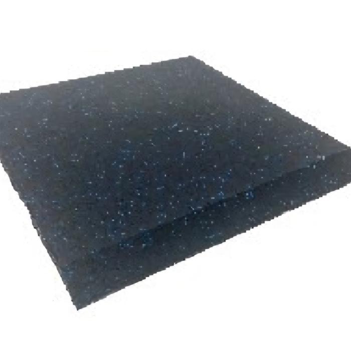 XMASTER Rubber Gym Floor Mat 50x50x3cm | Anti Selip & Anti Bau | Alas Karet Fitness - side