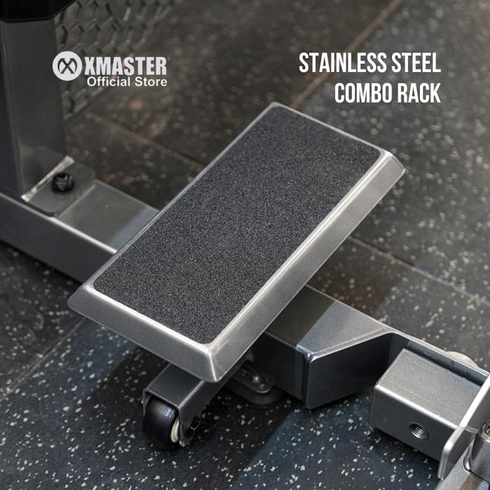 XMASTER Stainless Steel Squat Combo Rack IPF Powerlifting