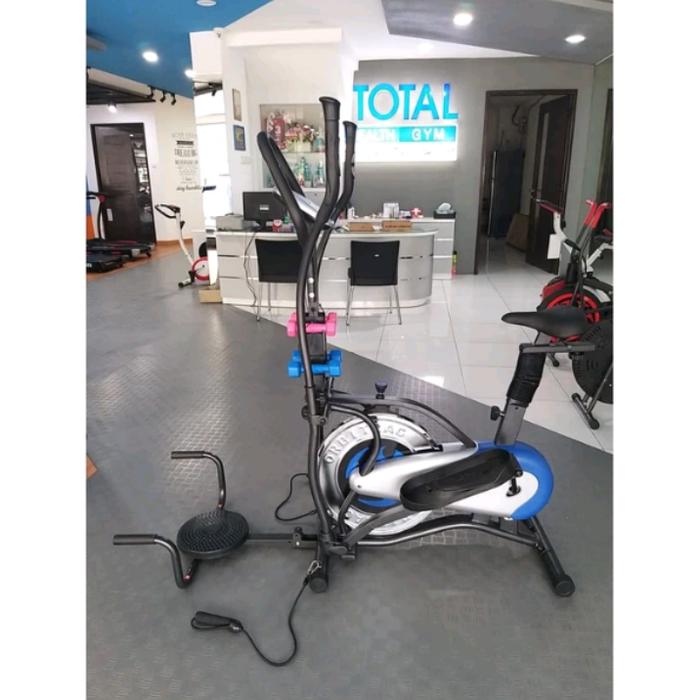orbitrack plate 5 in 1 sepeda statis total fitness original