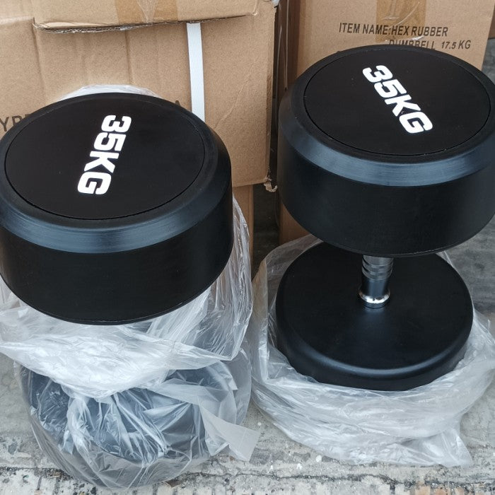 Rubber Dumbbell Set 27,5kg-40kg | 6pair