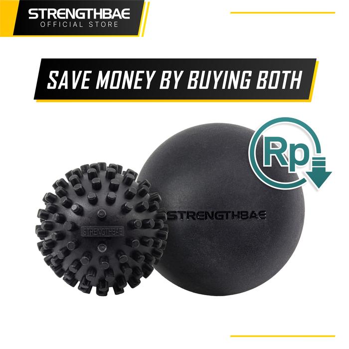 Massage / Lacrosse Ball STRENGTHBAE Smooth & Spiky Balls Therapy Yoga - Spiky