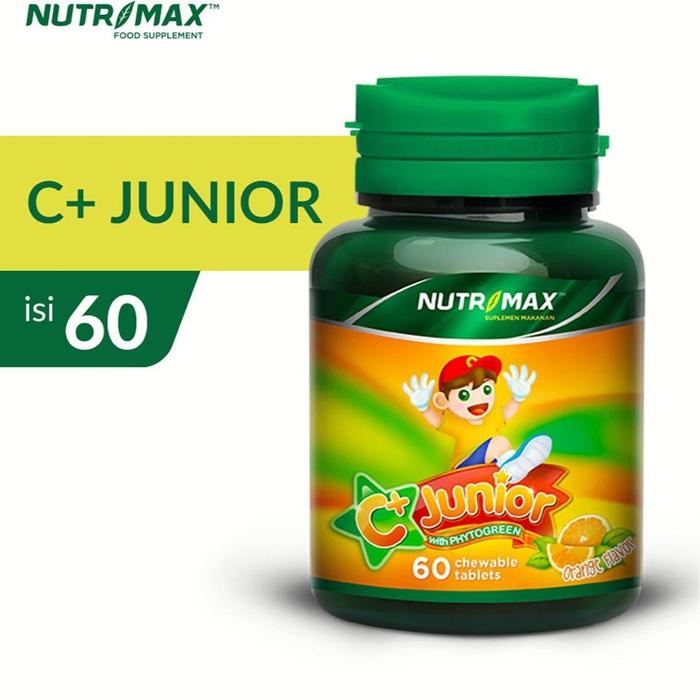 Nutrimax C+ Plus Junior With Phytogreen Tablet Kunyah - Suplemen Vitamin Anak - 30 Tablet Kunyah