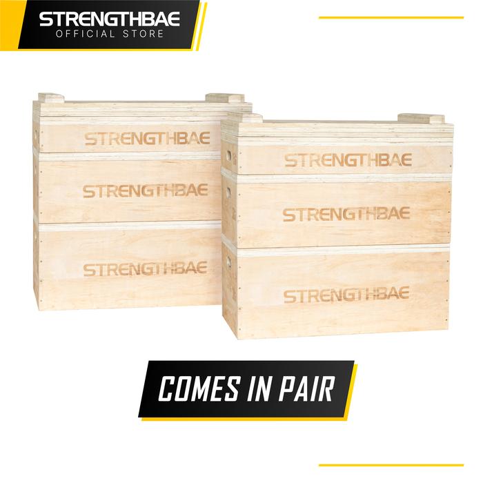 Jerk Block STRENGTHBAE Olympic Weightlifting Blocks Pull Box Boxes