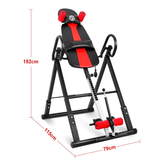 OneTwoFit Heavy Duty Folding Inversion Table Therapy Stretching Machin