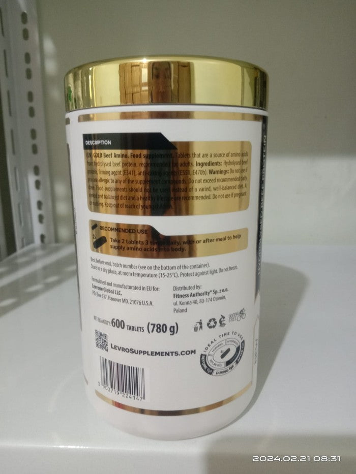 Kevin Levrone Gold Beef Amino 600 tablets