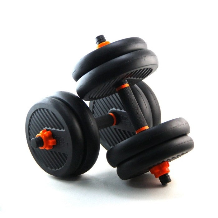 F210 15 KG Dumbbell FED Multifungsi ALAT FITNES MURAH - Hitam