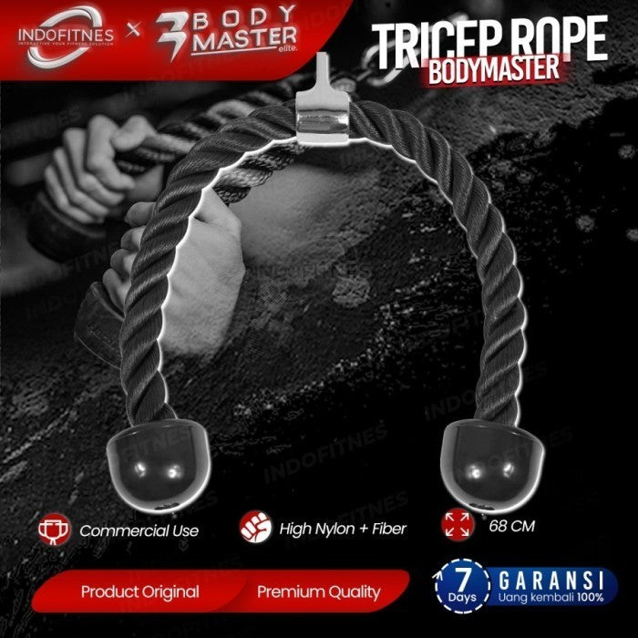 BODYMASTER Cable Attachment Handle Gym Fitnes Tricep rope, Seated row, D handle grip, Power grip, Lat Pull Down, Simple Pulley, Curl Cable Bar, Pro Style Bar, Multi Bar - SEATED ROW, TOPED