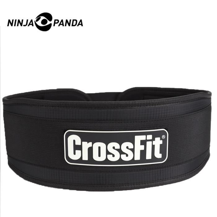 Ninja Panda Nylon gym belt CrossFit weight lifting belt fitness squat deadlift powerlifting ELEIKO - Tiffany blue, XS (63-71CM)