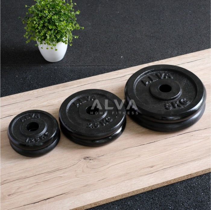 plate beban dumbel - weight plate adjustable dumbell set 17.5 Kg