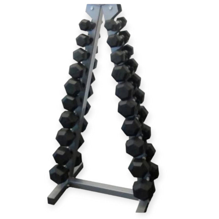 Dumbbell hexagonal Set 1kg-10kg + Rack 10pair