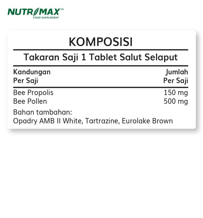 NUTRIMAX BEE HEALTHY ISI 30 TABLET