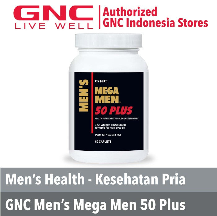 Gnc Mega Men 50 Plus - 60 Kaplet (174911)