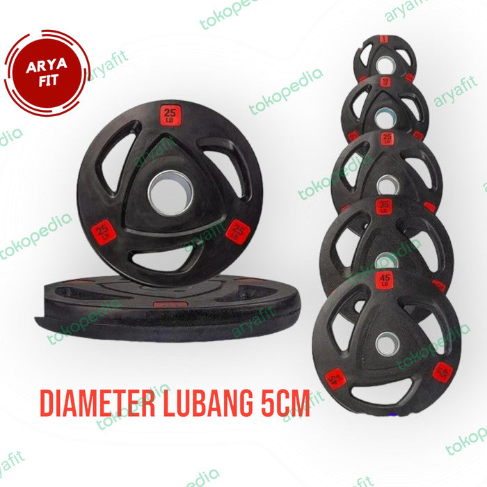 Rubber Weight plate set 2.5-25kg/6 pairs/155kg