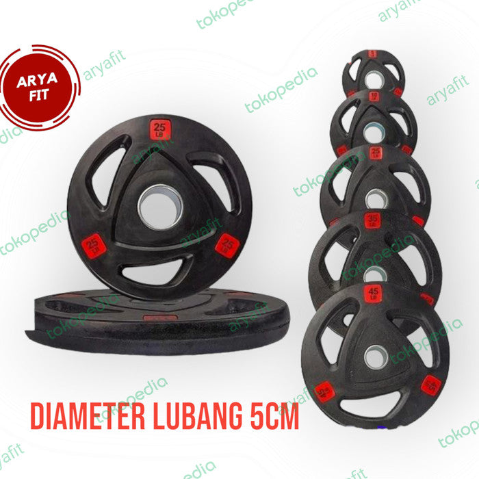 Rubber Weight Plate Set 2,5kg-20kg | 105kg