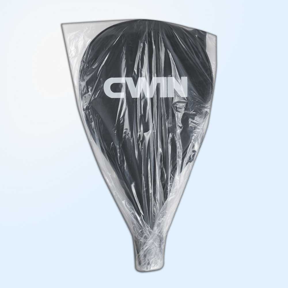 CWIN Raket Padel Teardrop Carbon Glass Fiber 3.8cm Thickness 360g - 4003