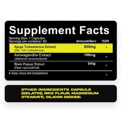 Repp Sports Raze Turkesterone 60 Servings 60 Caps