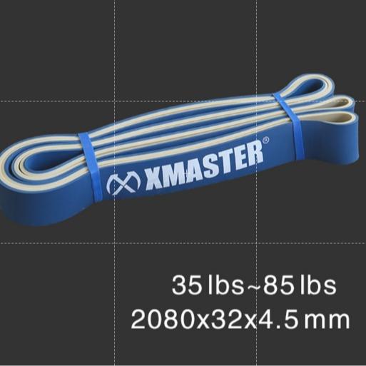 XMASTER Resistance Band Yoga Strength Mobility Recovery Training Fitness CrossFit Home Gym ROGUE - Tali Latex Alami Berkualiti Tinggi untuk Latihan Olahraga Outdoor dan Portable - Red
