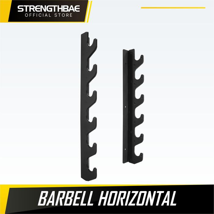 Wall Mount Plate and Barbell Storage STRENGTHBAE Weight Tree Wall Mounted Vertical Horizontal - Plate Storage