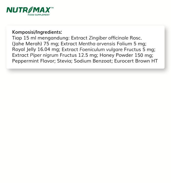 Nutrimax Pasangin Papermint Membantu Meredakan Gejala Masuk Angin Pemanis Stevia Tenggorokan Lega Daya Tahan Tubuh
