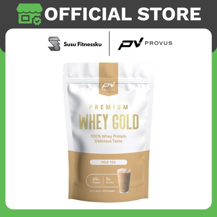 Provus Premium Whey Gold 900gr - Whey Protein Concentrate - Matcha Latte, Topi