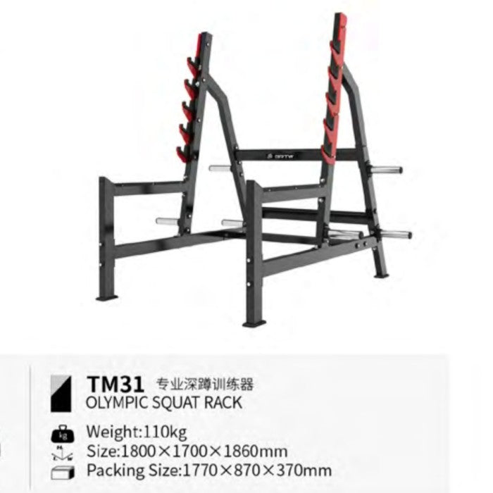 BRTW TM31 Olympic Squat Rack / Comercial Equipment Fitness