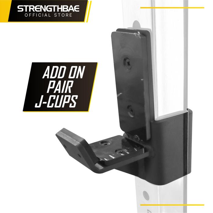 Single Tower Cable Machine Plate Loaded STRENGTHBAE Functional Trainer Wall Mounted Cable Crossover Pulldown Row Pushdown Mesin Kabel Gym - Cable Tower