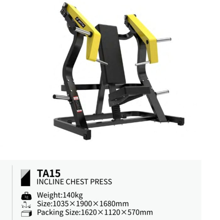 BRTW FITNESS Incline Chest Press TA15/ Plate Loaded /Gym / Fitness