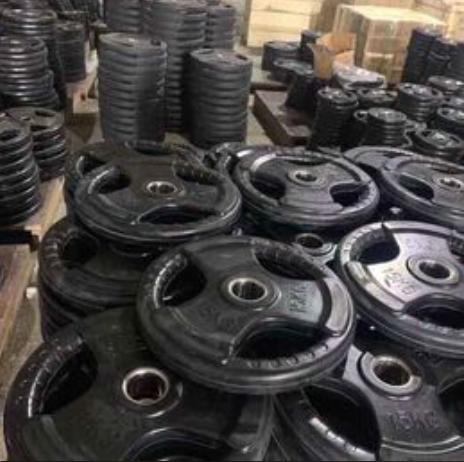 Plate Weight Rubber Plat Beban Dumbbell Barbell - 2,5 - 20kg import - 2,5kg