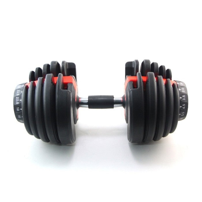 Diskon Alat Fitnes Murah Aman Nyaman Adjustable Dumbbell Set 24Kg F201 - Hitam