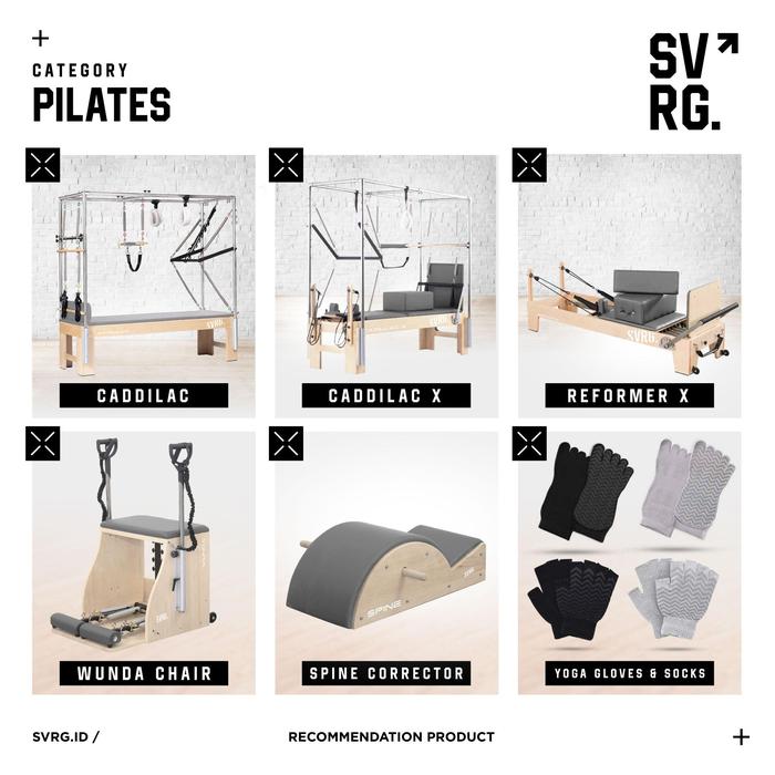 Pilates Reformer Y 2.0 - For The Best Posture - SVRG - Alat Pilates - Alat Gym - Fitness - Alumunium - Steel