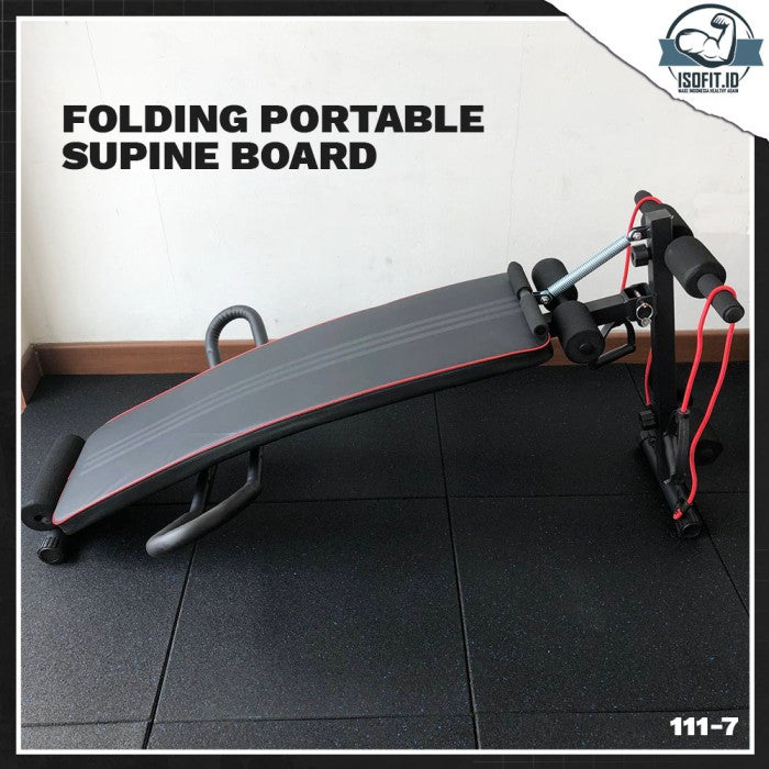 Folding Portable Bench Press / Supine Board / Sit Up Bench / Kursi Alat Fitness dan Sit Up 111-7 / 111-6 - 111-6