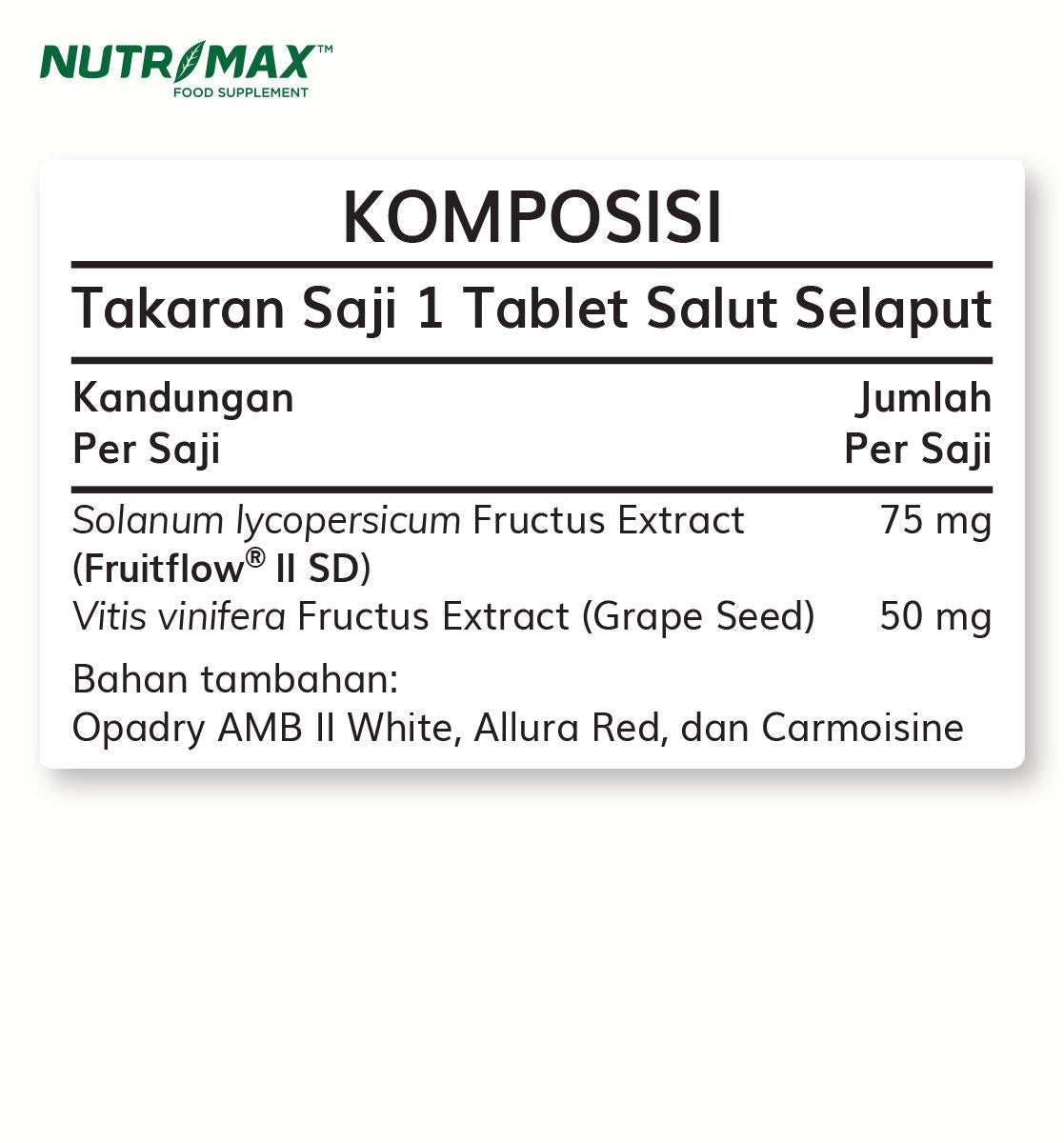 Nutrimax Circu Health Membantu Melancarkan Sirkulasi darah - 30 Tablet