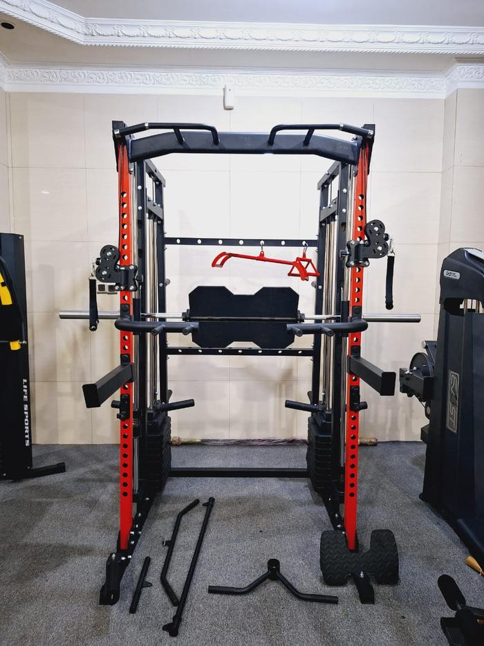 Smith machine multifungsi LIFESPORTS LS -M200 plus legpress Power Rack Functional