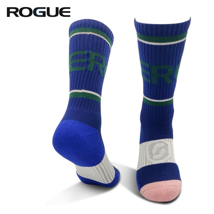 ROGUE Crew Socks Unisex Asli Asli Dukungan Lengkungan Latihan Kekuatan CrossFit Powerlifting - Skull Camou