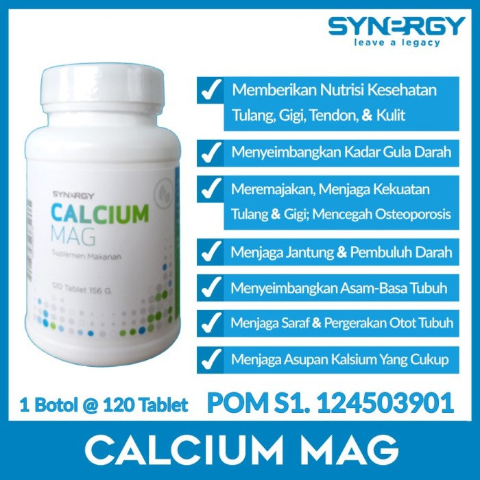 Calcium Mag 120 Tablet Synergy