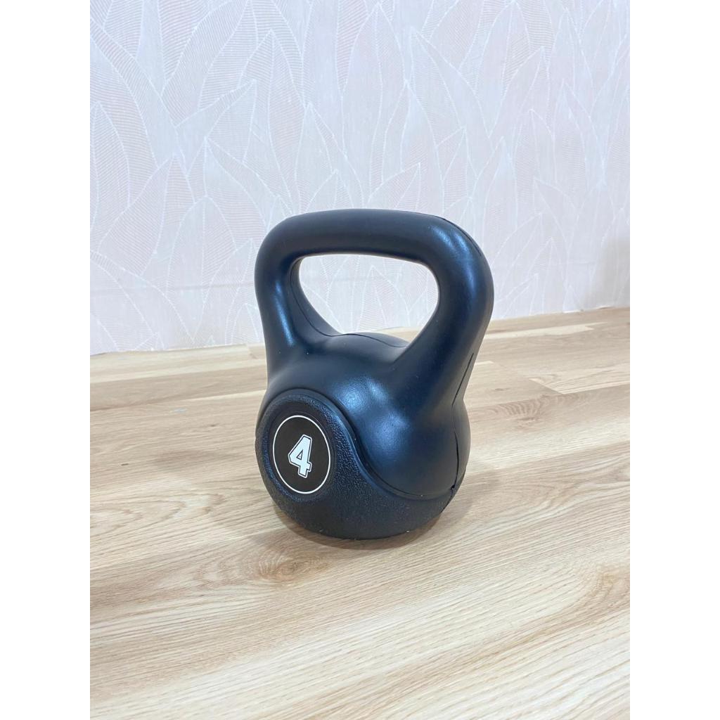 POTENCE KETTLEBELL 4KG / KETTLE BELL 4 KG / DUMBEL BARBEL DUMBELL WEIGHT LIFTING 4KG