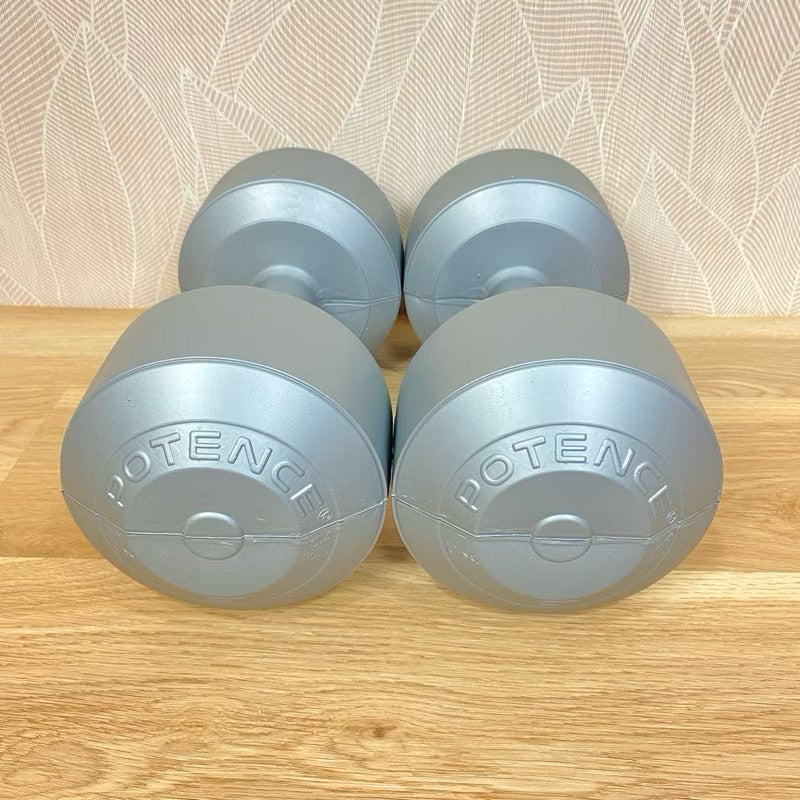 POTENCE BARBEL 4KG / DUMBELL 4KG / DUMBEL PLASTIK 4 KG