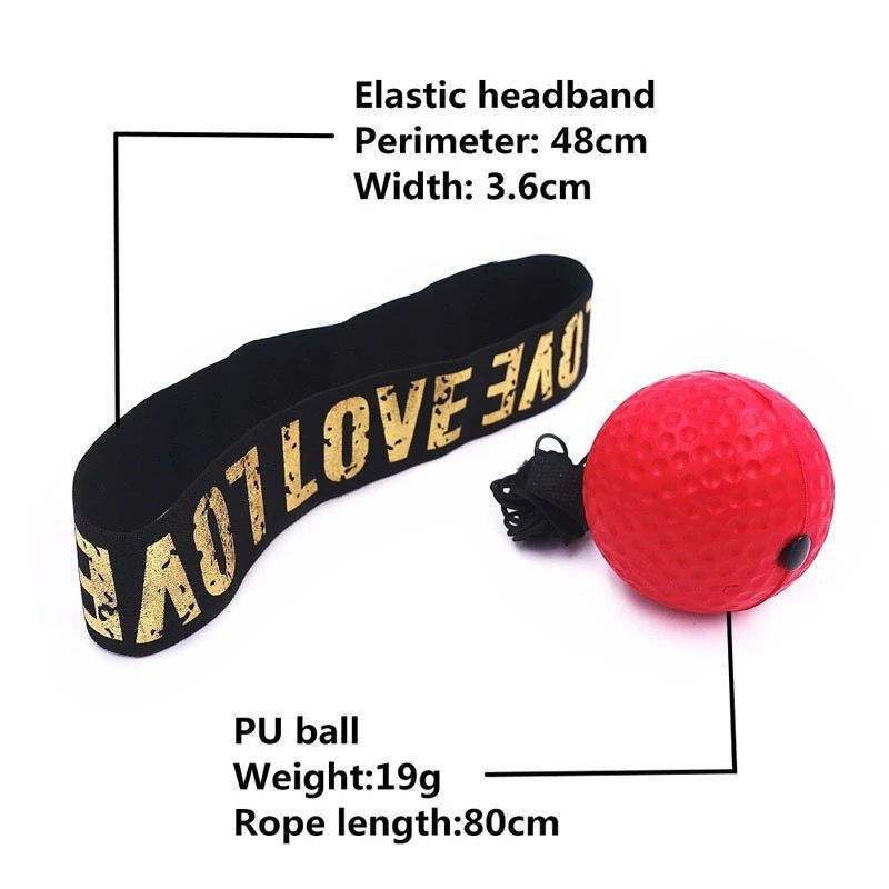 POTENCE Boxing Reflex Ball Speed Training Reflek Refleks Ball Tinju Muay Thai Karate Boxing