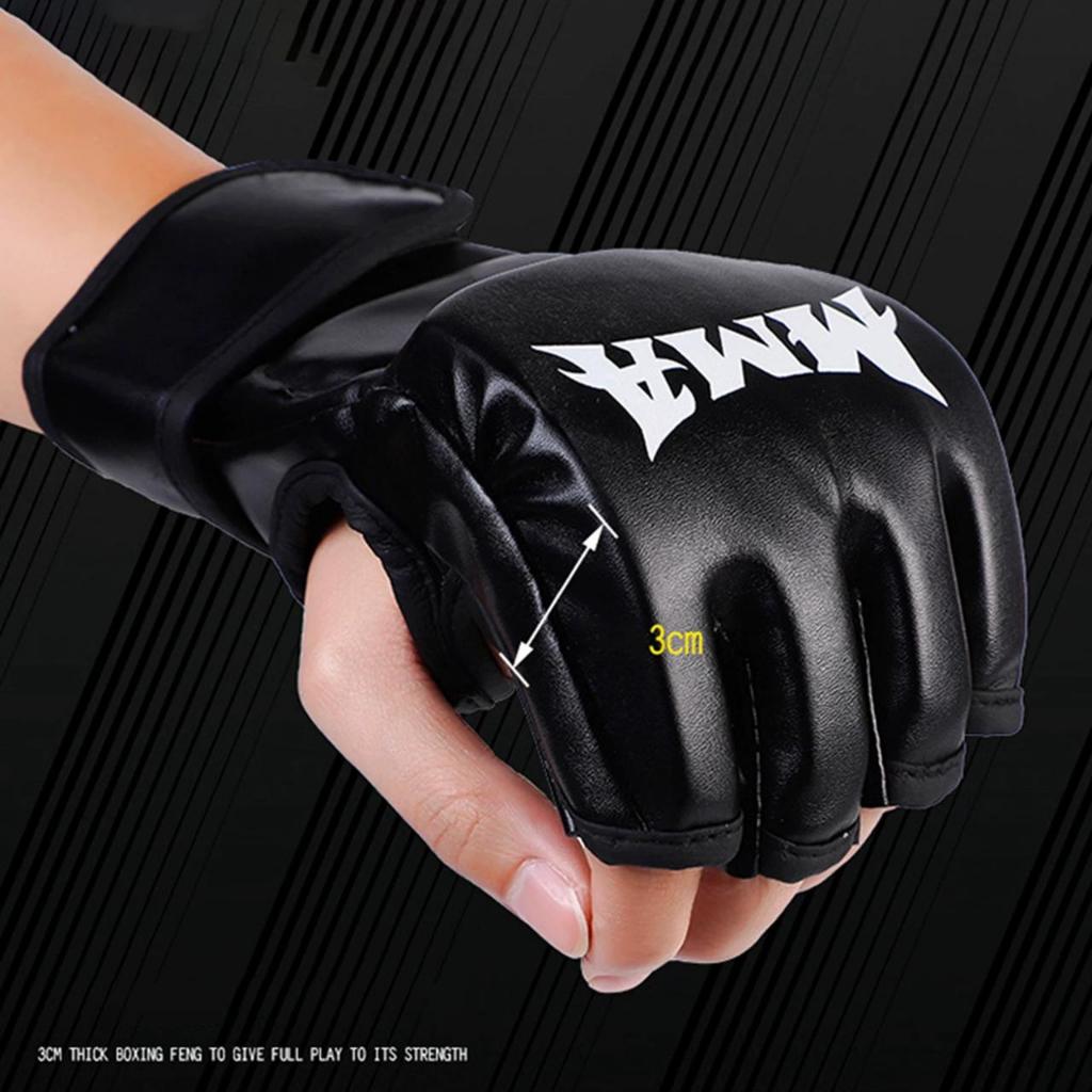 POTENCE SARUNG TANGAN TINJU MUAY THAI BOXING MMA UFC UKURAN DEWASA ALL SIZE LEATHER GLOVES EMPUK