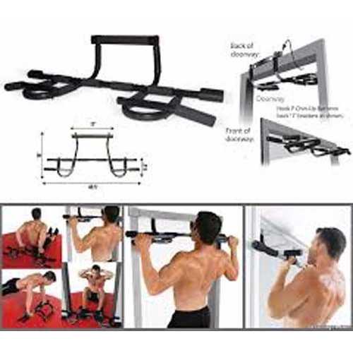 Iron Gym Pull Up Bar Alat Fitness Olah Raga Pembentuk Otot Tubuh As Se