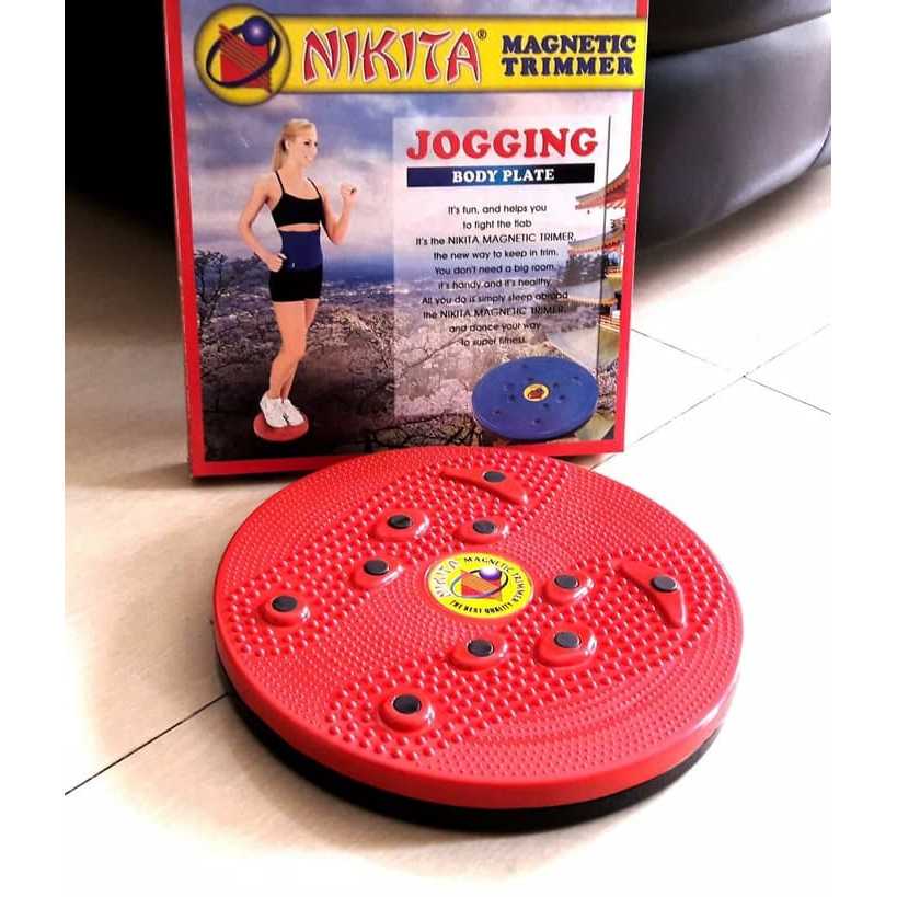 Jogging Trimmer Magnetic Body Plate Alat Olahraga Pengecil Pelangsing