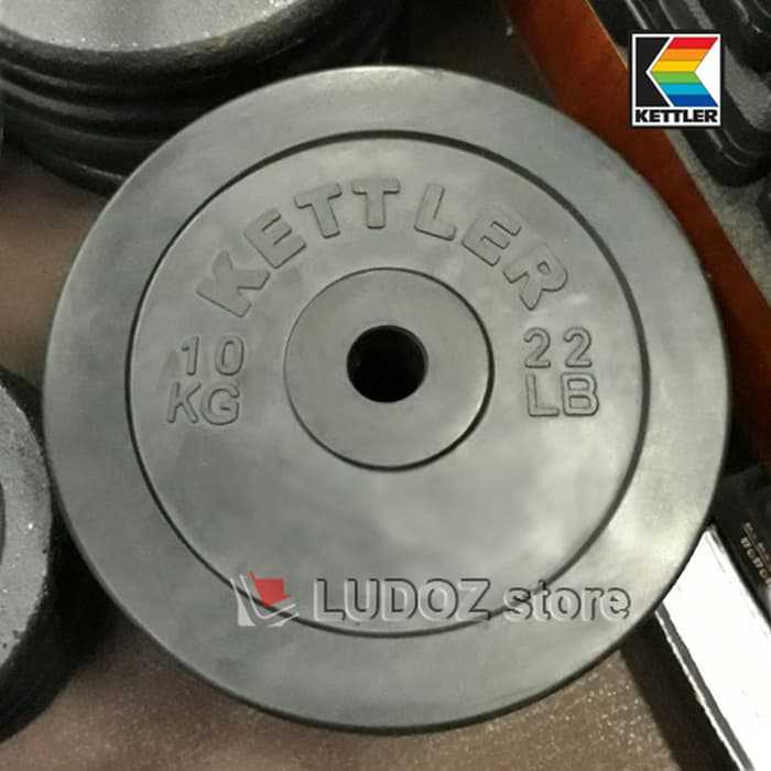 Kettler 10Kg Plat Beban - Dumbell Rubber