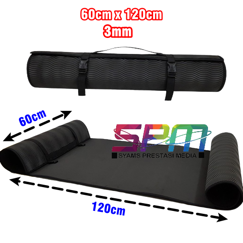 MATRAS TENZEN GULUNG OUTDOOR 60x120 3MM CAMPING TENDA HIKING YOGA BERM