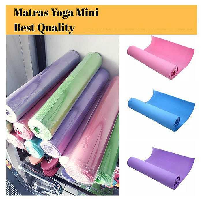 Matras Yoga Karpet Pilates Mat Anti Slip Licin Ukuran Panjang Aksesori