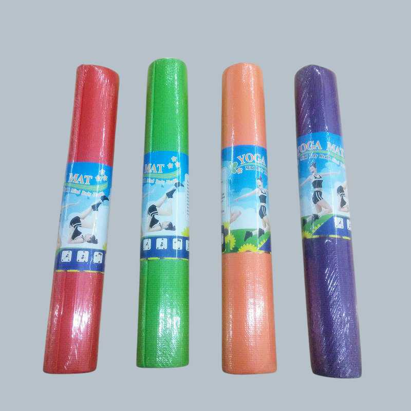 Matras Yoga Mat Pilates Anti Slip PVC 173x61cm - Q4