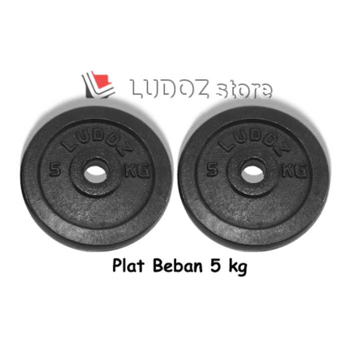 Plat Beban Dumbell Plate Barbell - 5Kg