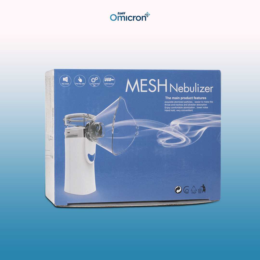 TaffOmicron Alat Terapi Pernapasan Mesh Nebulizer Portable Inhaler - UN100