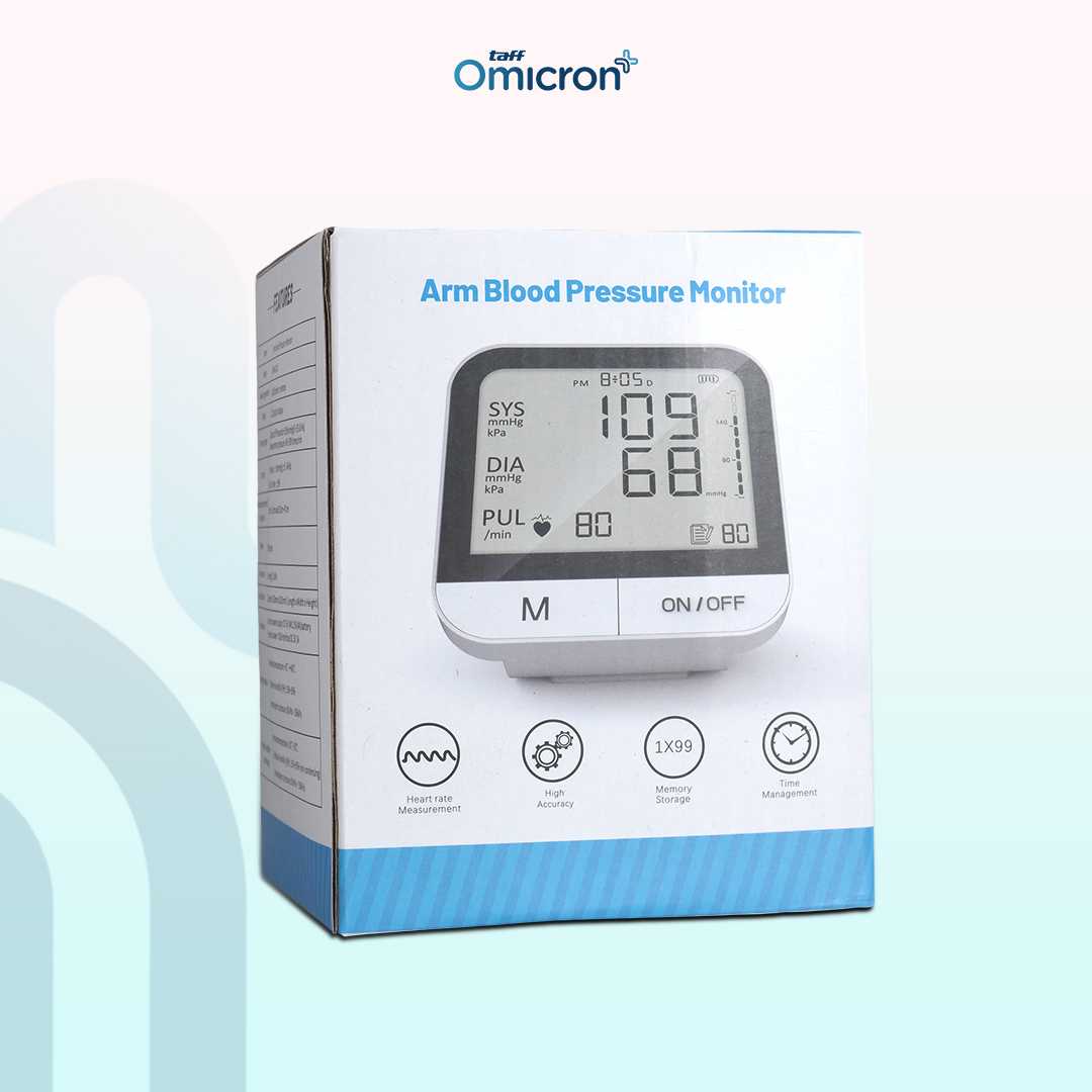 TaffOmicron Tensimeter Digital Pengukur Tekanan Darah English Voice - BMP-A7VL