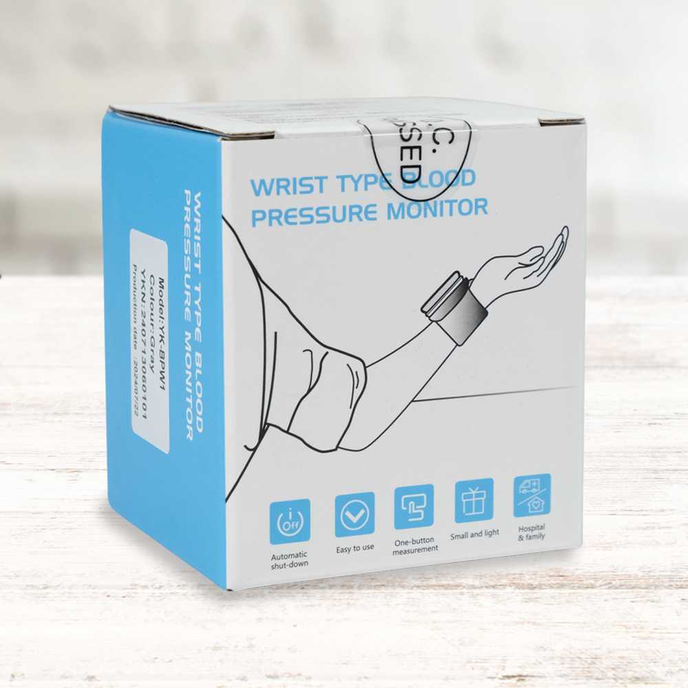 TaffOmicron Tensimeter Digital Pengukur Tekanan Darah Wrist Monitor - YK-BPW1